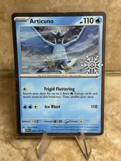 Articuno 032/159 Holiday Calendar 2025 SEALED Festive STAMP Promo Pokemon TCG - Image 1