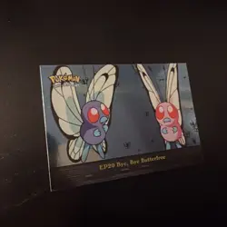 Topps Pokemon EP20 Bye Bye Butterfree Rainbow Foil Blue Label LP - Image 3