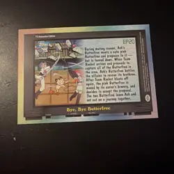 Topps Pokemon EP20 Bye Bye Butterfree Rainbow Foil Blue Label LP - Image 4