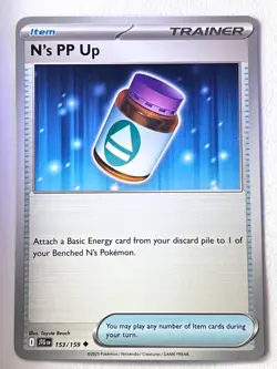 N’s PP Up 153/159 Uncommon Trainer Journey Together - Pokemon TCG - Near Mint NM - Image 1