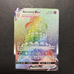 Alcremie VMAX 073/072 Secret Rainbow Shining Fates Pokemon - Image 1