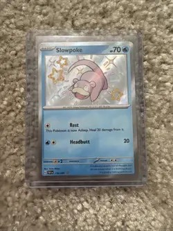 Slowpoke 116/091 SV Paldean Fates Shiny Rare Pokemon TGC - NM - Image 3