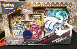 Pokemon TCG: Crown Zenith - Lugia V & Unown V Special Collection Box - 5 Packs - Image 1