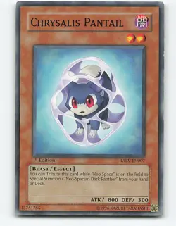 Chrysalis Pantail #TAEV-EN007 1st Edition Yugioh Card - Image 1