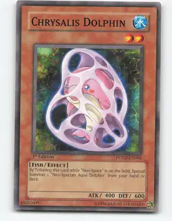 Chrysalis Dolphin #POTD-EN006 1st Edition Yugioh Card - Image 1