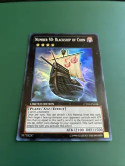 Yu-Gi-Oh Number 50: Blackship of Corn CT10-EN018 - 2013 Collectors Tin NM - Image 1