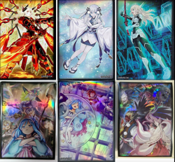 YUGIOH - ALL SIX MAGNIFICENT MAVENS SLEEVES BUNDLE - 70 COUNT PRESALE SHIPS 11/4 - Image 1