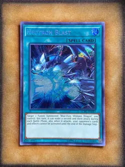 Yugioh Neutron Blast LCKC-EN041 Secret Rare NM - Image 1