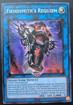 YUGIOH Fiendsmith’s Requiem MP25-EN089 1st Ed Secret Rare NM 1x - Image 1