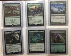 MTG Green Card Lot Ozolith Nylea Surrak And Goreclaw Three Visits - Image 3