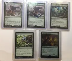MTG Green Card Lot Ozolith Nylea Surrak And Goreclaw Three Visits - Image 4
