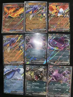 Pokemon Destined Rivals English Lot Of 9 EX cards Moltres Ethans Ho-oh Nidoking - Image 1