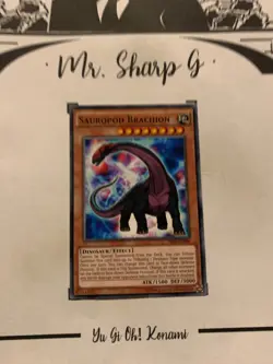 SAUROPOD BRACHION - SR04-EN008 ENGLISH Yu-Gi-Oh! CARD COMMON KONAMI 2017 - Image 2