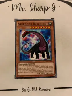 SAUROPOD BRACHION - SR04-EN008 ENGLISH Yu-Gi-Oh! CARD COMMON KONAMI 2017 - Image 3