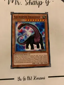 SAUROPOD BRACHION - SR04-EN008 ENGLISH Yu-Gi-Oh! CARD COMMON KONAMI 2017 - Image 4