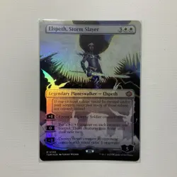 Magic the Gathering TCG - Elspeth, Storm Slayer (Borderless Mythic Foil Card) - Image 4