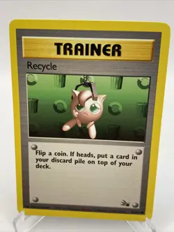 Pokemon Card Recycle 61/62 Trainer Fossil WOTC LP - Image 1