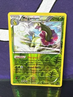 Meganium 3/122 2016 XY Breakpoint Set Pokemon Card Reverse Holo Rare - LP / NM - Image 1