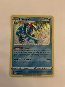 Feraligatr 57/264 Fusion Strike Holo Rare Pokemon Card TCG 057/264 Pokemon - Image 1