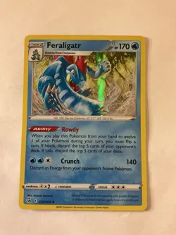 Feraligatr 57/264 Fusion Strike Holo Rare Pokemon Card TCG 057/264 Pokemon - Image 3