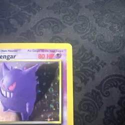Pokemon TCG Gengar Fossil Holo Card 5/62 Unlimited Rare Vintage WOTC 1999 - Image 4