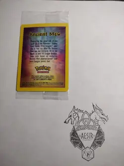 Pokemon Sealed Ancient Mew Pokemon the Movie 2000 Promo Card - Image 1