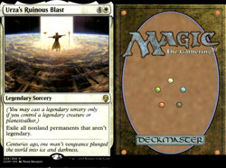 MTG Urza's Ruinous Blast NM Dominaria DOM Magic Gathering card EDH legendary - Image 1