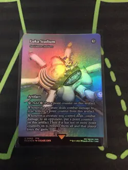 MTG Magic The Gathering Luka Stadium Foil FCA Showcase Land Final Fantasy - Image 1