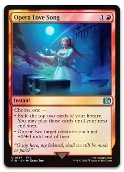 Opera Love Song #147 (Foil) (NM) Final Fantasy FIN Magic MTG - Image 1