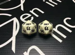 MTG Magic the Gathering Core Set M14 White Spindown Dice X 1 - Image 1