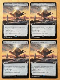 MTG Magic the Gathering 1x Monument to Endurance Extended Art Aetherdrift NM - Image 1