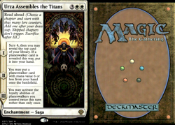 Magic the Gathering -MTG-Urza Assembles the Titans - Image 1