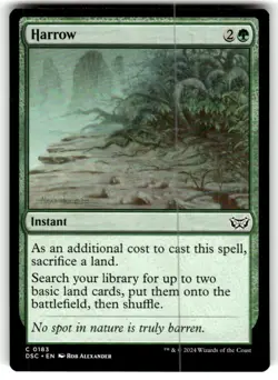 Harrow Commander: Duskmourn: House of Horror Regular MTG NM - Image 1