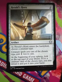 MTG Herald's Horn [The Lost Caverns of Ixalan Commander] Near Mint Magic - Image 1