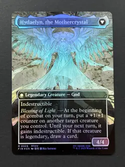 MTG Final Fantasy - Hydaelyn, the Mothercrystal/Venat, Heart of Borderless Foil - Image 1