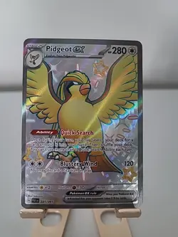 Pidgeot ex 221/091 [NM] - S&V Paldean Fates - Pokemon TCG English Card - Image 1