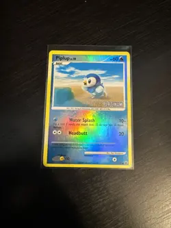 Pokemon TCG Piplup Platinum Burger King 71/100 Promo Reverse Holo NM - Image 1