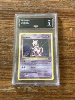 Mewtwo 51/108 Rare - Pokemon XY Evolutions Single Card Graded GMA 9 Mint Grading - Image 1