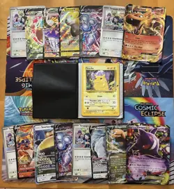 Pokemon Card Full Art Alt Art Promo Jumbo Fire Charizard Gengar Snorlax 23 Cards - Image 1
