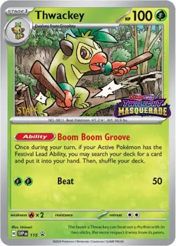 Pokemon TCG Twilight Masquerade Prerelease STAFF Sealed pack - Image 1