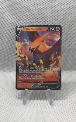 2020 Pokemon Sword & Shield - Vivid Voltage Talonflame V Basic/Rare Holo V #29 - Image 1