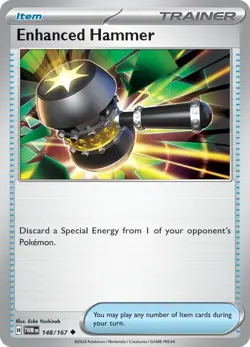 Enhanced Hammer 148/167 Reverse Holo LP - Pokemon Twilight Masquerade TWM - Image 4
