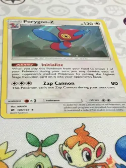 D446 POKEMON TCG BURNING SHADOWS PORYGON-Z #105 HOLO NM RARE - Image 2