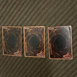 Yu-Gi-Oh! 1996 Original, Blue Eyes White Dragon, Dark Magician, Red Eyes B. Used - Image 2