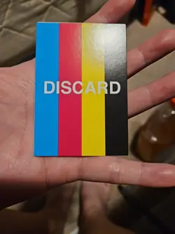 discard test print yugioh error rainbow common color - Image 2