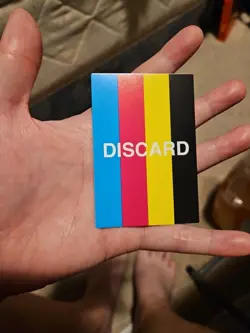 discard test print yugioh error rainbow common color - Image 5