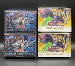 (2) Yu-Gi-Oh TCG Legendary Collection Kaiba + (2) Doom of Dimensions Booster Box - Image 1