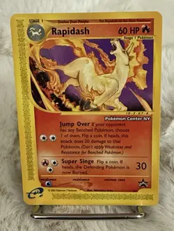 Pokemon TCG Rapidash (Pokemon Center NY)Black Star Promo Card #51 - Image 1