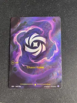 Alt Art Riftbound Chaos Rune Card Origins 166a/298 English League Of Legends NM - Image 1