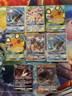 Pokemon Card Lot Full Art Alt Art Fire Entei Gyarados Tag Team Togepi - Image 1